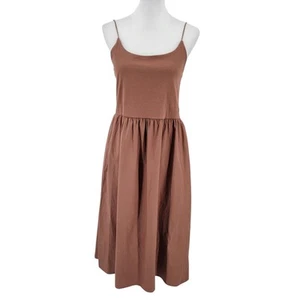 And Now This Dress Womens Large Mixed Media Scoop Neck Pullover Cotton NEW - Picture 1 of 13