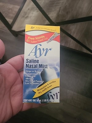 Носовой туман Ayr Saline 1,69 унции - Изображение 1 из 4
