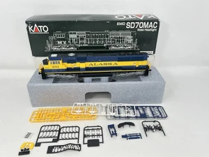 Kato 37-6454 Alaska Railroad #4014 EMD SD70MAC Nasenscheinwerfer Spur HO - Bild 1 von 24