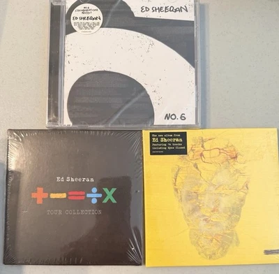 Ed Sheeran 3CD Lot. Subtract, Tour Collection & No.6 Collaborations. Sealed Foto 1 de 4