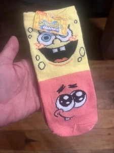 Sponge Bob B SquarePants Small Kid Sock New - Picture 1 of 4