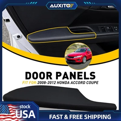 Reposabrazos de puerta lateral izquierdo derecho negro para Honda Accord 2008-2012 cupé Foto 1 de 4