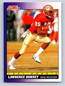 1991 Score - Lawrence Dawsey #612 - Picture 1 of 2
