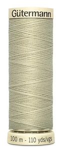 Gutermann 100P-522 Sew-All Thread 110yd-Cornsilk (6Pk) - Picture 1 of 1