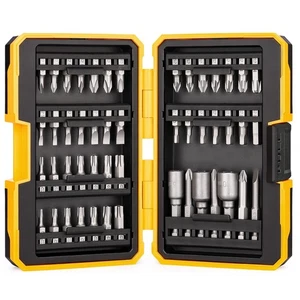 49-Piece Screwdriver Bit Set, S2 Steel Magnetic Impact Driver Bit Set, includ... - Picture 1 of 9