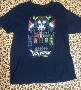 Voltron Legendary Defenders Mens Large L T Shirt Navy Loot Wear Exclusive - Picture 1 of 4
