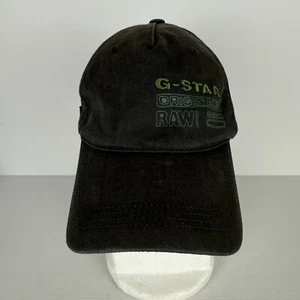 G Star Raw Hat One Size Black Embroidered Logo Arch Graphic Baseball - Picture 1 of 6