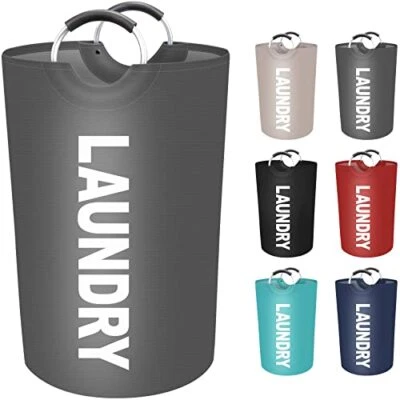 EPICTOTES 115L Large Laundry Basket Freestanding Waterproof Laundry Hamper Collapsible ...