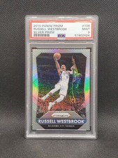 2015-16 Panini Prizm Russell Westbrook Silver PSA 9 Mint