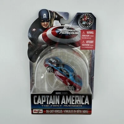 NEW Maisto 1:64 Captain America The First Avenger  2002 Cadillac Cien Concept - Image 1 of 4