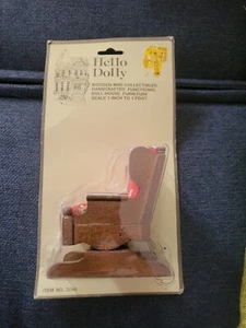 Hello Dolly Wooden Mini  Handcrafted Functional Doll House Furniture chair 2046 - Picture 1 of 4