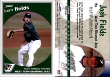Josh Fields 2009 Grandstand West Tenn Diamond Jaxx #NNO Card *AutographDen*