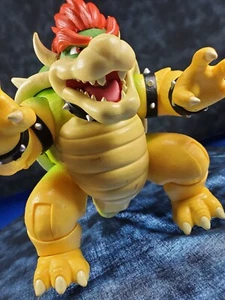Bowser From The Super Mario Bros. Movie Action Figure 7” Fire Breathing Effect - Picture 1 of 6