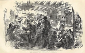 The Kitchen Fox Court Gray Inn Lane London Labour the London Poor 1851 print - Picture 1 of 2