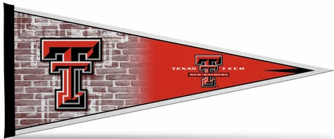 NCAA Texas Tech Red Raiders 12" x 30" Pennant, NEW Cover