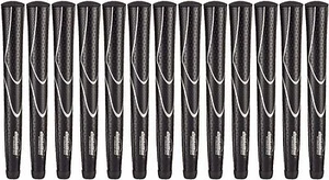 Empuñaduras de golf JumboMax Tour serie negras y plateadas XL tamaño extra grande - conjunto de 13 - Imagen 1 de 1