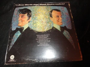 VINYL RECORD LP DEAN MARTIN SINGS - FRANK SINATRA CONDUCTS CAPITAL SPC-3465 - Picture 1 of 6