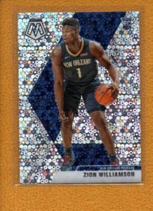 Zion Williamson 2019-20 Panini Mosaic Rookie Fast Break Silver Prizm RC #209 - Imagen 1 de 2