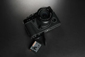 Funda de cuero genuino para media cámara para FUJIFILM X-Pro3 - Imagen 1 de 46