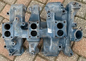 1957 1958 -OLDSMOBILE J2 370 ORIG 3X2 INTAKE MANIFOLD 571145 TRI POWER= CLEAN! - Bild 1 von 16