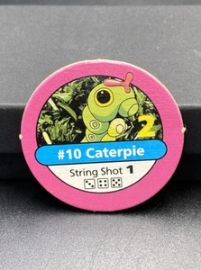 Pokemon Master Trainer Board Game Replacement Piece Caterpie #10 Chip - Picture 1 of 2