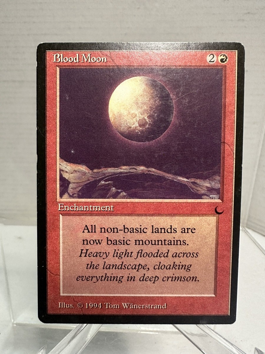 Blood Moon Magic: The Gathering Trading Card Games The Dark Blood Moon Magic: The Gathering Trading Card Games The Dark