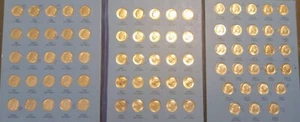 1965 ~ 2004 PD Roosevelt Dime Circulated complete set many have full bands (UNC) - Picture 1 of 2