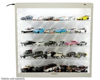 Vitrina LED montable en pared de 5 niveles - MiJo MJ8850W Foto 1 de 3