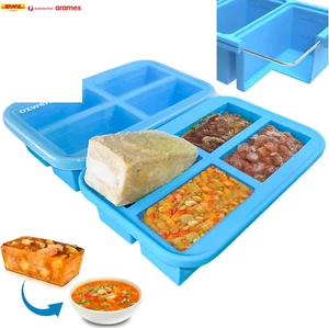1-Cup Extra Large Silicone Soup Freezer Tray with Lid, Meal Prep with Souper Fre - Picture 1 of 9