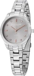 Stuhrling 607L 03 Allure Swiss Quartz Diamonds Stainless Steel Womens Watch - Picture 1 of 4