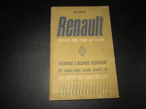 Glenn's Renault Repair and Tune-up Guide Manual - 1964 copyright - Bild 1 von 4
