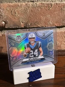 2024 Panini Mosaic Johnathon Brooks #276 NFL Debut True Silver Prizm RC - Picture 1 of 2