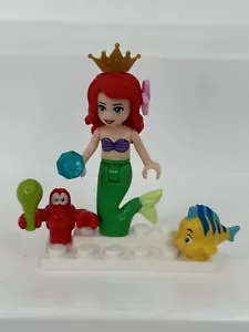 LEGO Disney Princesa 41063 Minifigura Ariel Sebastián Flounder Piedra Gema dp014 - Imagen 1 de 6