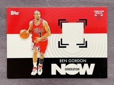 Ben Gordon 2007-08 Topps Generation Now Relic #GNR-BG Material Swatch Bulls