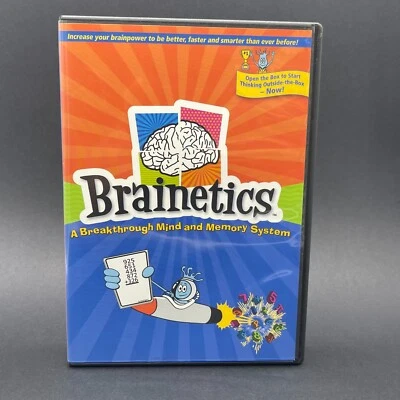 BRAINETICS A Breakthrough Mind and Memory System 5 DVD Set 2008 Excelente - Imagem 1 de 4