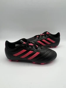 Adidas Goletto VIII FG J Black Pink Soccer Cleats - Kids Youth Size 1 (GX6907) - Picture 1 of 8