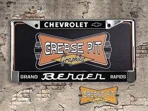 Berger Chevrolet License Plate Frame - Picture 1 of 3