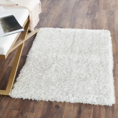 SAFAVIEH Toronto Shag SGTW711A Ivory / Light Grey Rug - Image 1 of 4