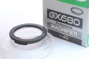 Fuji Fujifilm GX680 Professional Magnifier Diopter Eye Correction Lens -4D - Picture 1 of 2