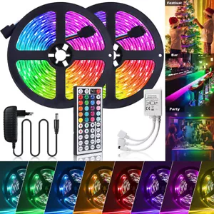 1M-30M LED Stripe RGB Leiste Streifen 5050 SMD Band Wasserdicht Lichterkette 12V - Bild 1 von 12