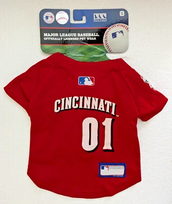 Pets First | Camiseta MLB Cincinnati Reds | Talla pequeña para perros | Béisbol Foto 1 de 4
