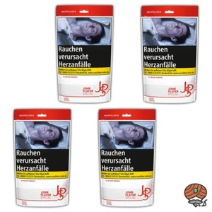 JPS John Player Special Red/Rot Zip Bag Volumentabak 4x 80g Stopftabak - Bild 1 von 2