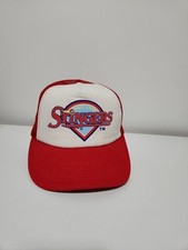 Salt Lake Stingers Minor League Baseball Red & White Snapback Hat. US Bank