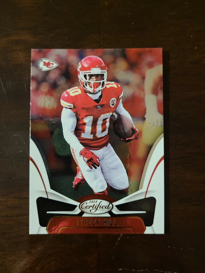 2018 Certified Tyreek Hill #32 Kansas City Chiefs Panini - Image 1 of 1