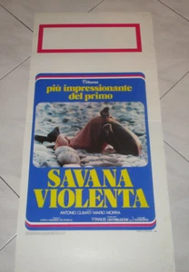 LOCANDINA -SAVANA VIOLENTA - 1976 - - Imagen 1 de 1