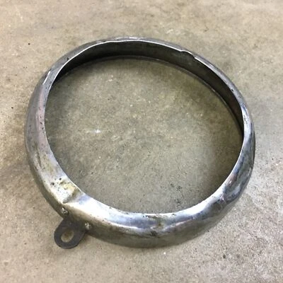 Anillo de ajuste cromado con cabezal de aire BMW para luz trasera de lata de café Hella R27-R69S Foto 1 de 3