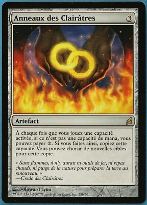 Rings of Brighthearth Lorwyn (FRENCH) NM Artifact Rare CARD (178404) ABUGames - Image 1 of 2