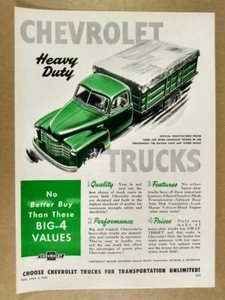 1949 Chevrolet 6400 Truck vintage print Ad - Picture 1 of 1