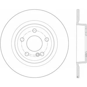 Centric Front + Rear Brake Rotors 4PCS For Mercedes-Benz CLA250 - Picture 1 of 12