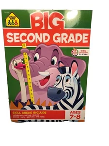 Big Second Grade Big Workbooks by School Zone Publishing Company Staff (1997,... - Picture 1 of 11